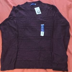 Apt. 9 Men's Deep Maroon Crewneck Sweater